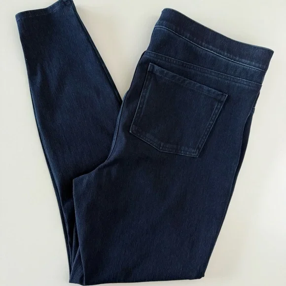 Spanx Jean-ish Ankle Leggings Stretchy High Rise Pull On Plus Size Size 1X Tall - Picture 2 of 10